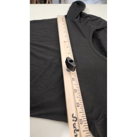 32 Degrees HEAT Shirt Womens Small Black Long Sleeve Lightweight Stretch Layer - Picture 4 of 9